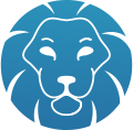 Icon of a lion's head